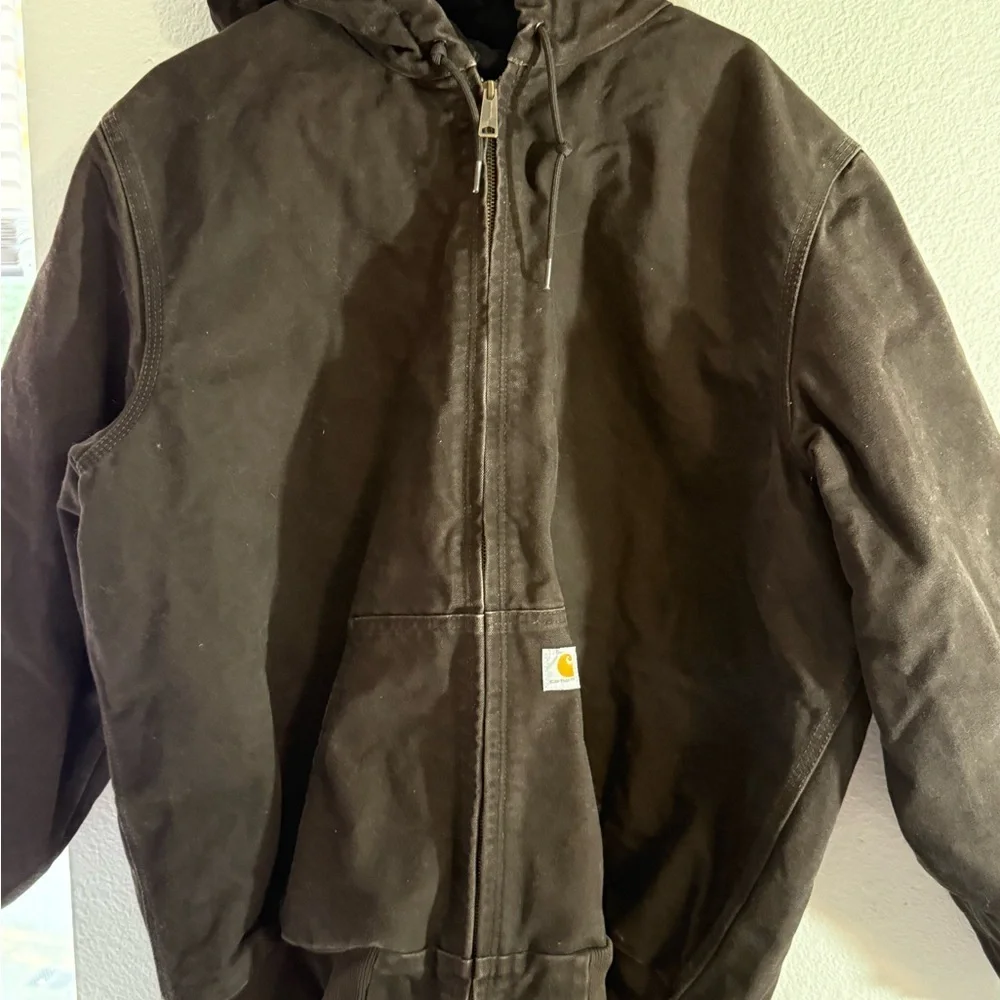 Carhartt Men's Dark Brown Bomber Jacket #14806 - Picture 2 of 6